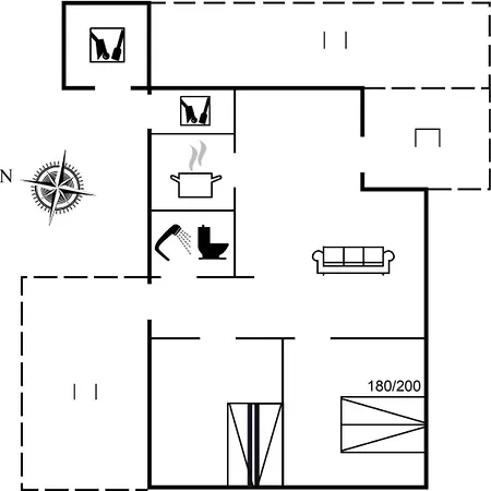 Сasa de vacaciones Usko - 250m From The Sea By Interhome
